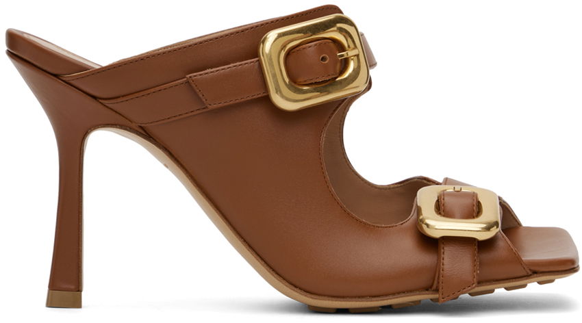 Tennarit ja kengät Bottega Veneta Stretch Buckle Mule "Brown" Ruskea | 768063 V1AY0, 0
