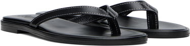Vaatteet Aeyde Aeyde Melody Leather Toe-Post Flip-Flops Musta | A11-FS-FDMR08FL191-SS25-800-007, 3