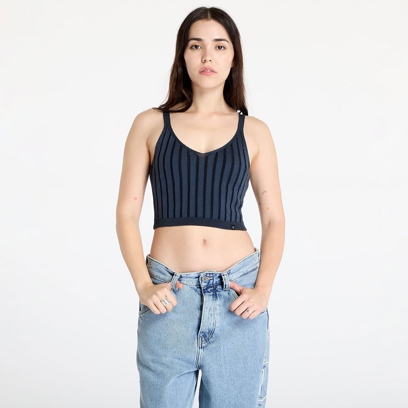 Tankkitoppi CALVIN KLEIN Plated Sweater Bralette Blue Sininen | J20J224302 PPK