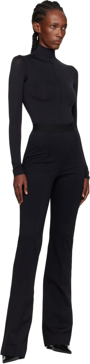 Body WARDROBE.NYC Long Sleeve Bodysuit Musta | W1086R18JE, 4