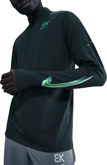 T-paita Nike Eliud Kipchoge Stride Quarter-Zip Running Top Vihreä | hv2658-390, 2