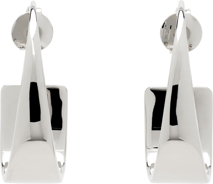 Korvakorut Courrèges Courrèges One Curved Earrings Metallinen | 125BBO075LA0001