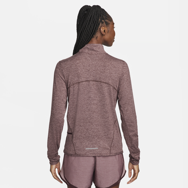 T-paita Nike W NK SWIFT ELMNT DF UV HZ TOP Burgundia | fb4316-652, 3
