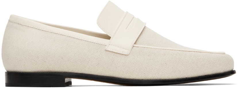 Vaatteet TOTEME TOTEME 'The Canvas' Penny Loafers Valkoinen | 233-8014-855