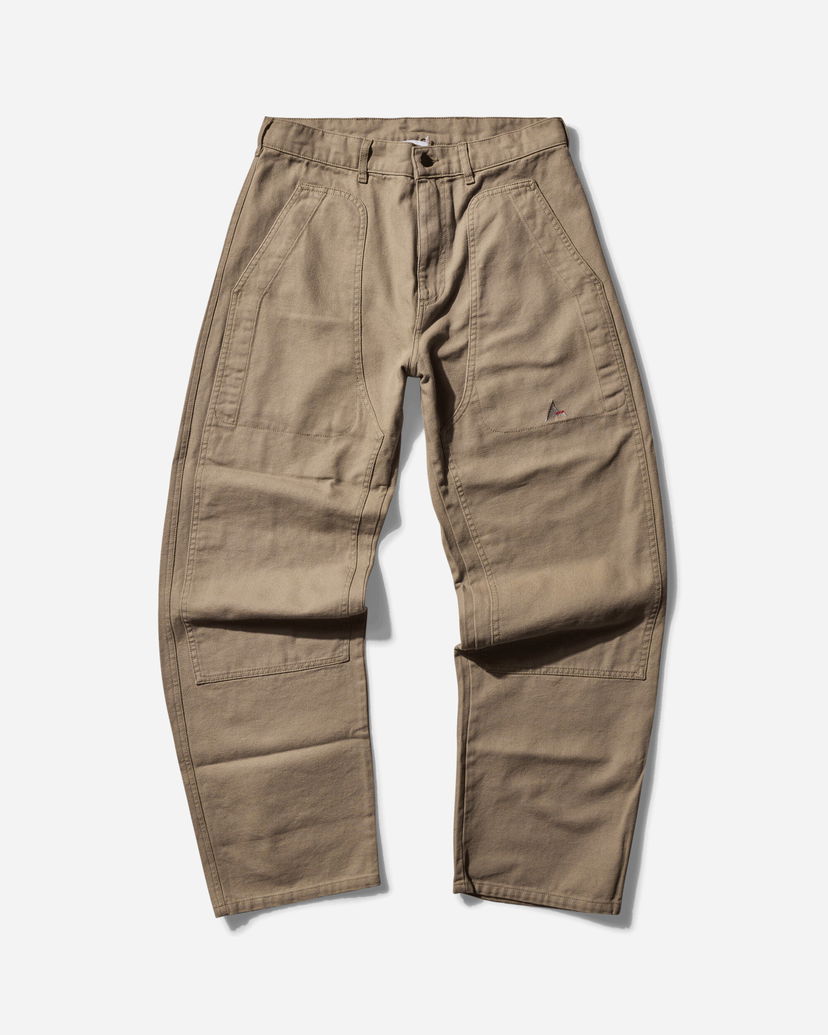 Housut ROA Canvas Cotton Trousers Ruskea | RBMW0363FA261 BEG0002