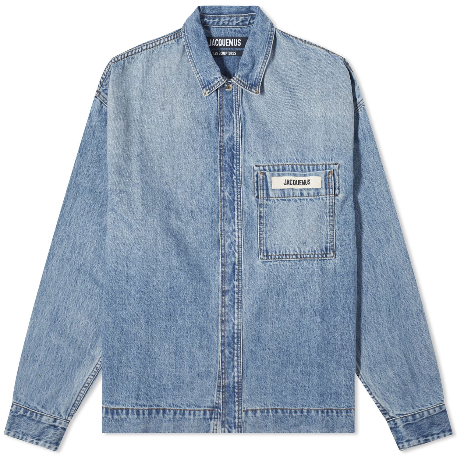 Paita Jacquemus De-Nimes Denim Overshirt Sininen | 24E245DE033-1521-33C, 0