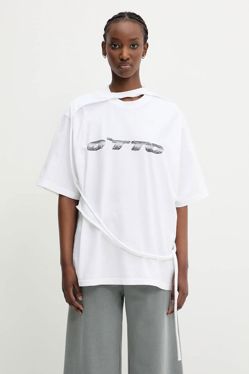 T-paita Ottolinger Ottolinger Oversized T-Shirt Valkoinen | 115.103415.01