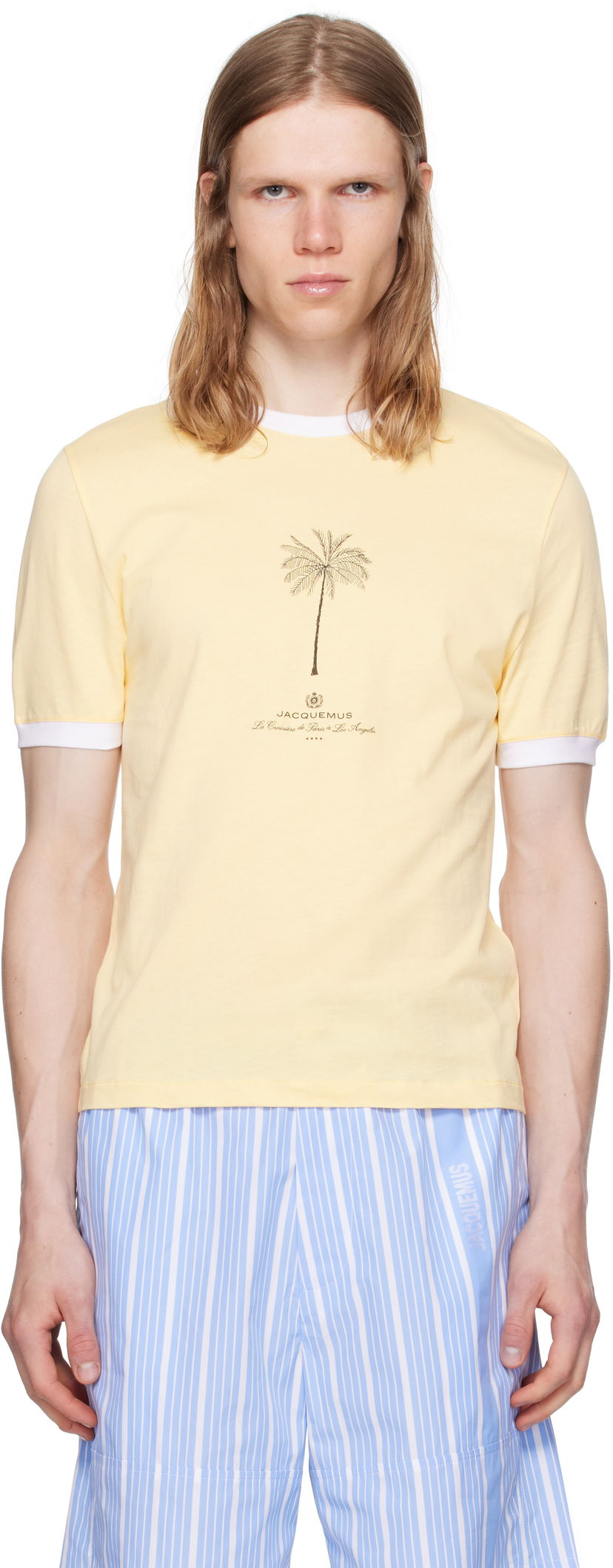 T-paita Jacquemus Jacquemus 'The Venice' T-Shirt Keltainen | 25E255JS281-2463