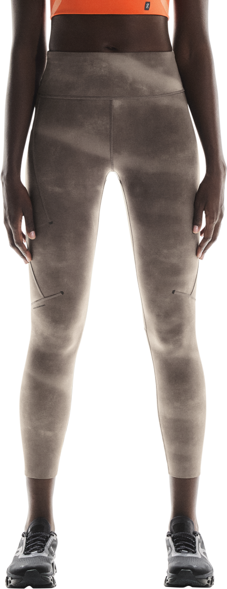 Leggingsit On Running Performance Tight 7/8 AOP Leggings Harmaa | 1wf10491933, 0