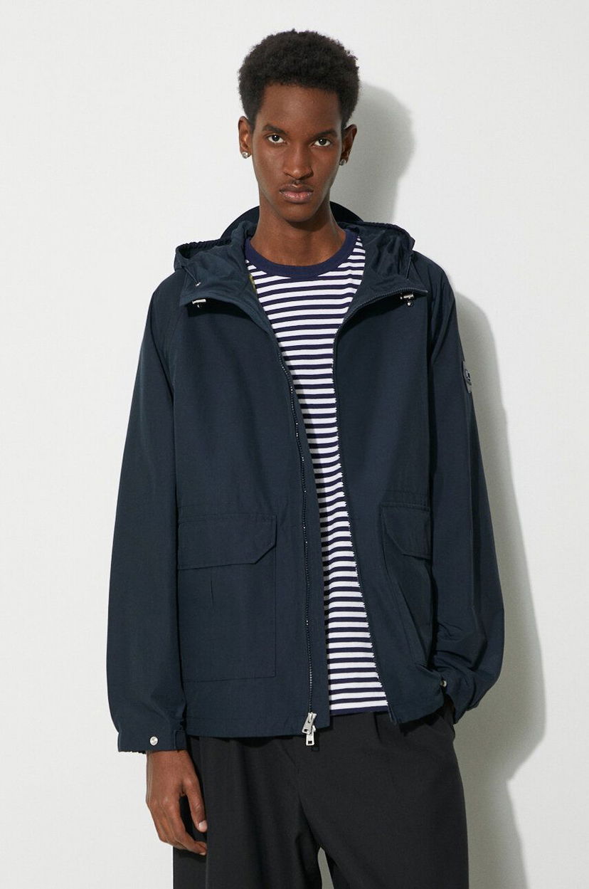 Tuulitakki WOOLRICH Hooded Jacket Sininen | CFWOOU0884MRUT3662