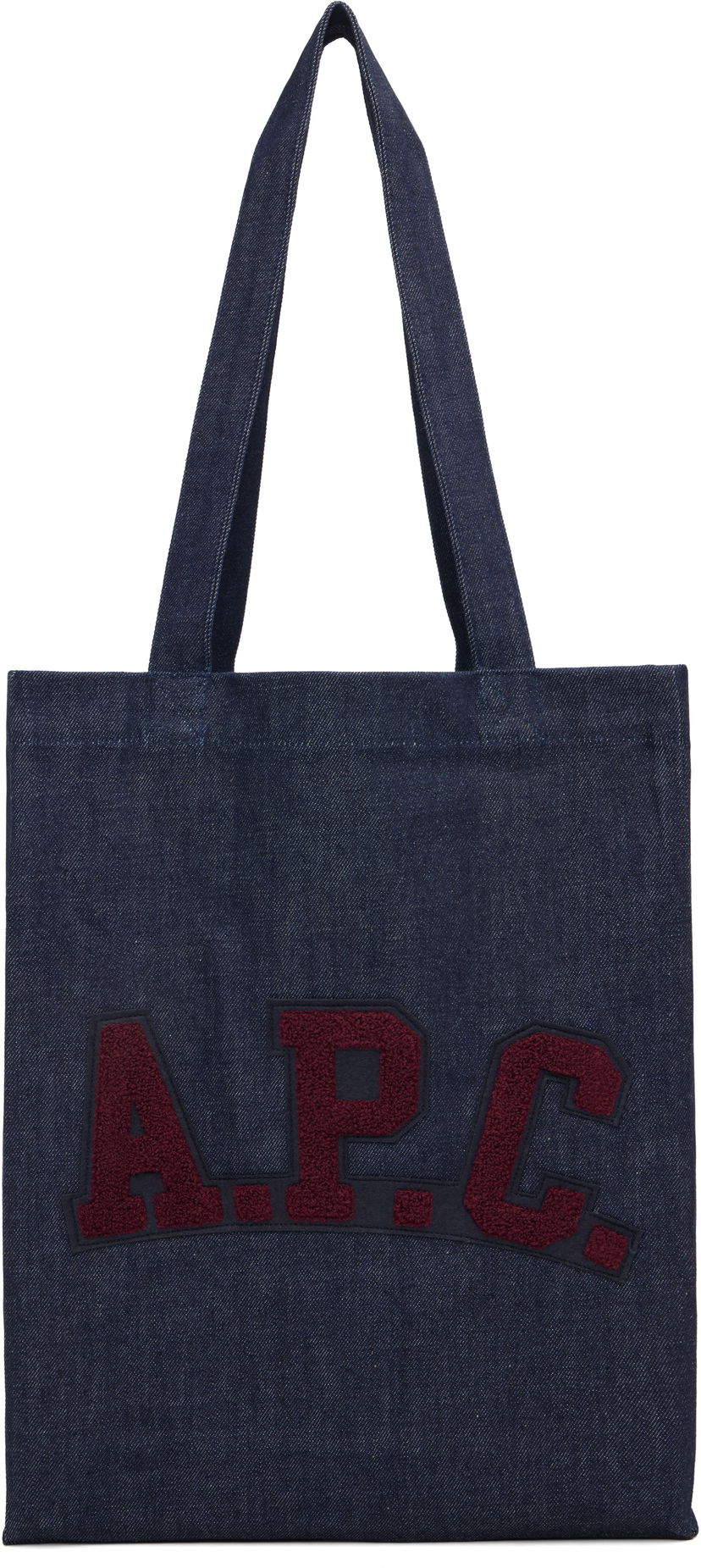 Kangaskassi A.P.C. A.P.C. Logo Patch Tote Bag Tummansininen | COHIZ-M67059
