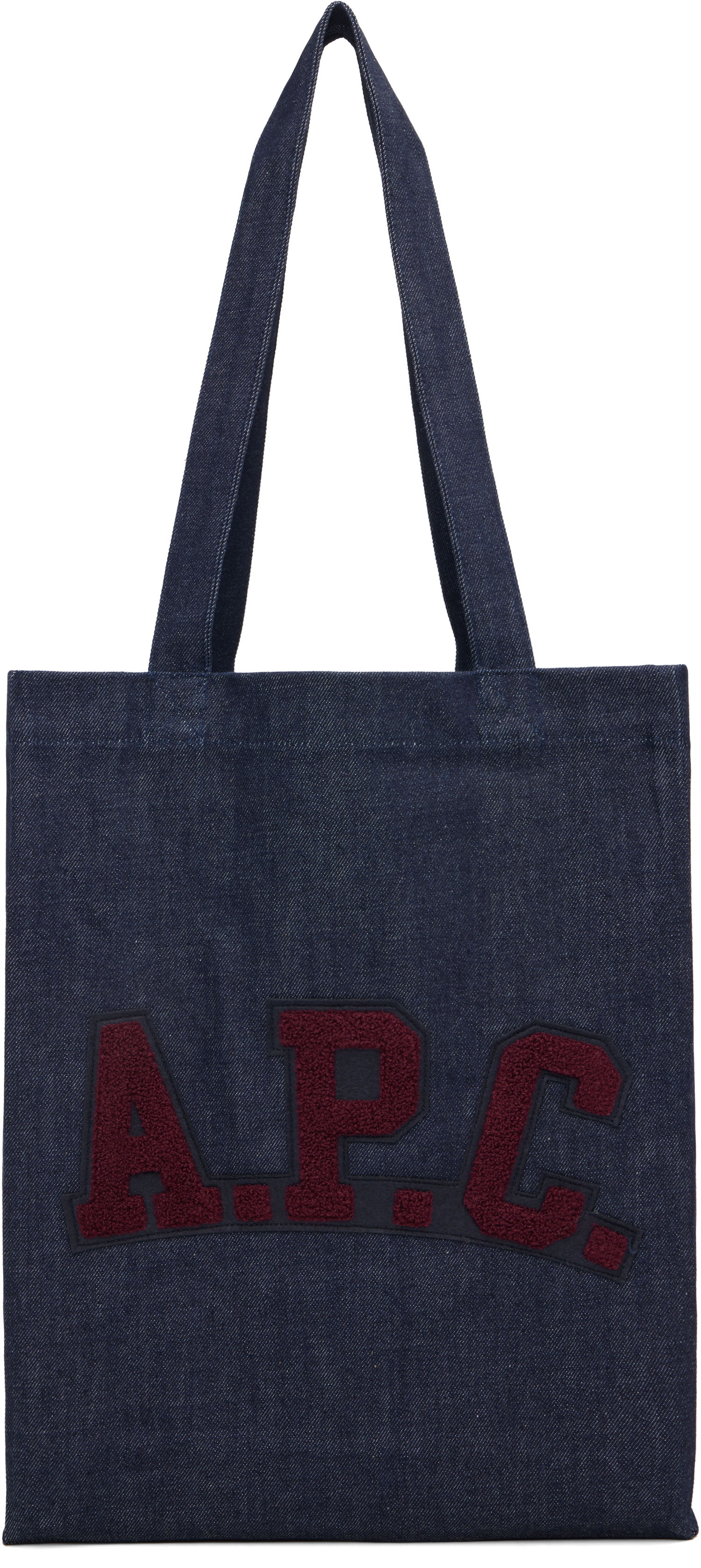 Kangaskassi A.P.C. A.P.C. Logo Patch Tote Bag Tummansininen | COHIZ-M67059, 0