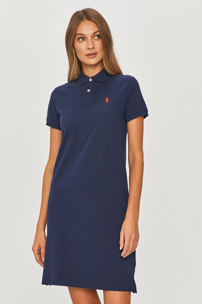 Mekko Polo by Ralph Lauren Polo Dress Tummansininen | 211799490005