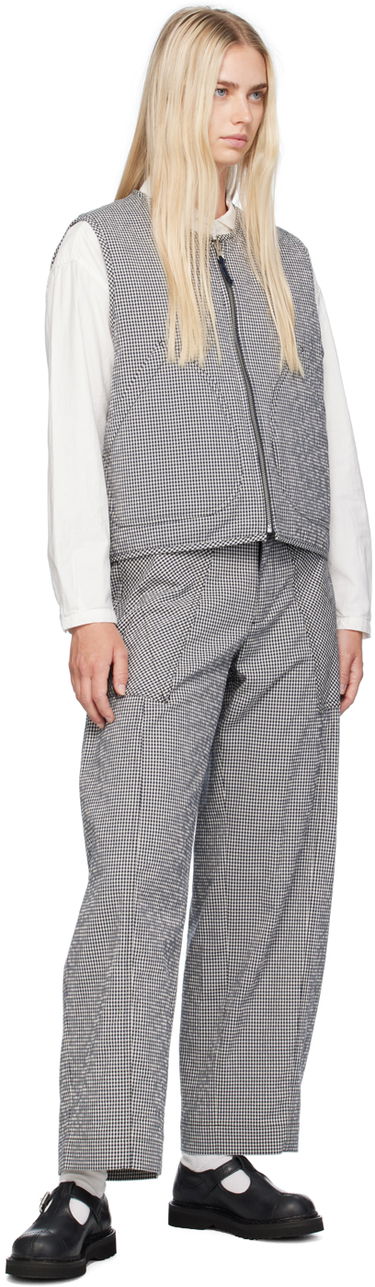 Housut YMC YMC Peggy Gingham Check Trousers Sininen | Q4WMI, 3