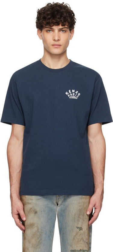 T-paita KENZO Embroidered Logo T-Shirt Sininen | FF55TS4954SI, 0