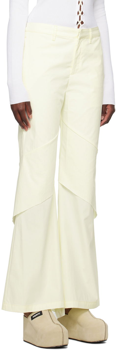 Housut Dion Lee Drape Trousers Keltainen | C2161F23, 1