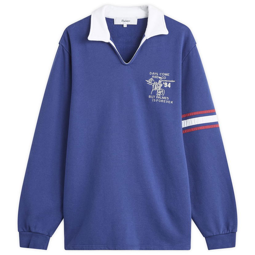 Paita Palmes Palmes Forever Open Rugby Shirt Sininen | P15-0036-677