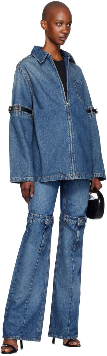 Takki Coperni Denim Jacket With Open Elbows Sininen | COPCH42252, 3