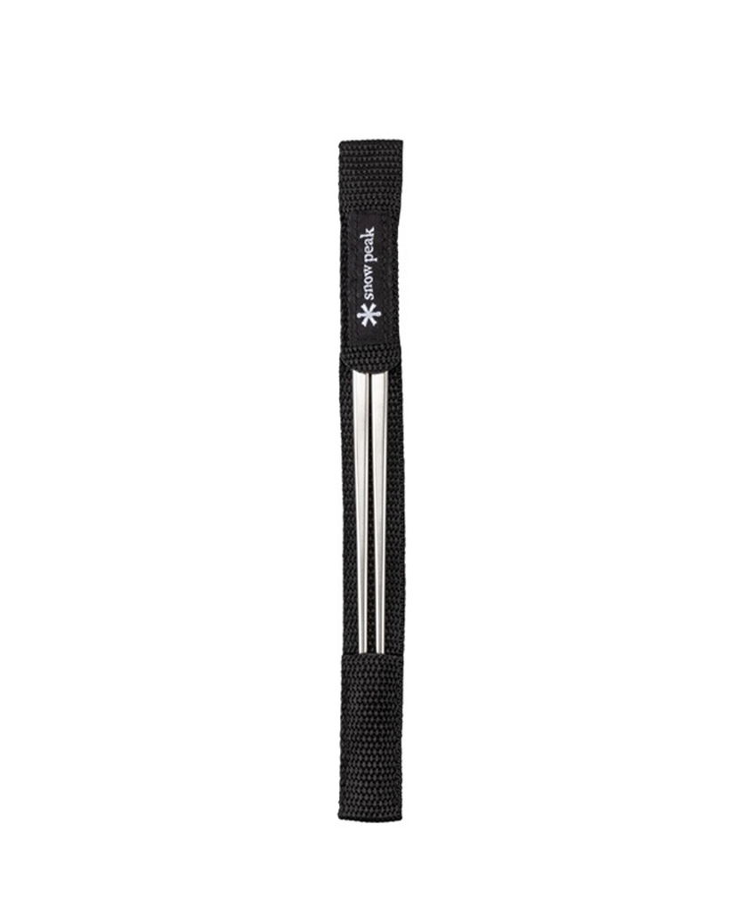 Gadget Snow Peak Titanium Chopsticks with Case Musta | SCT-115