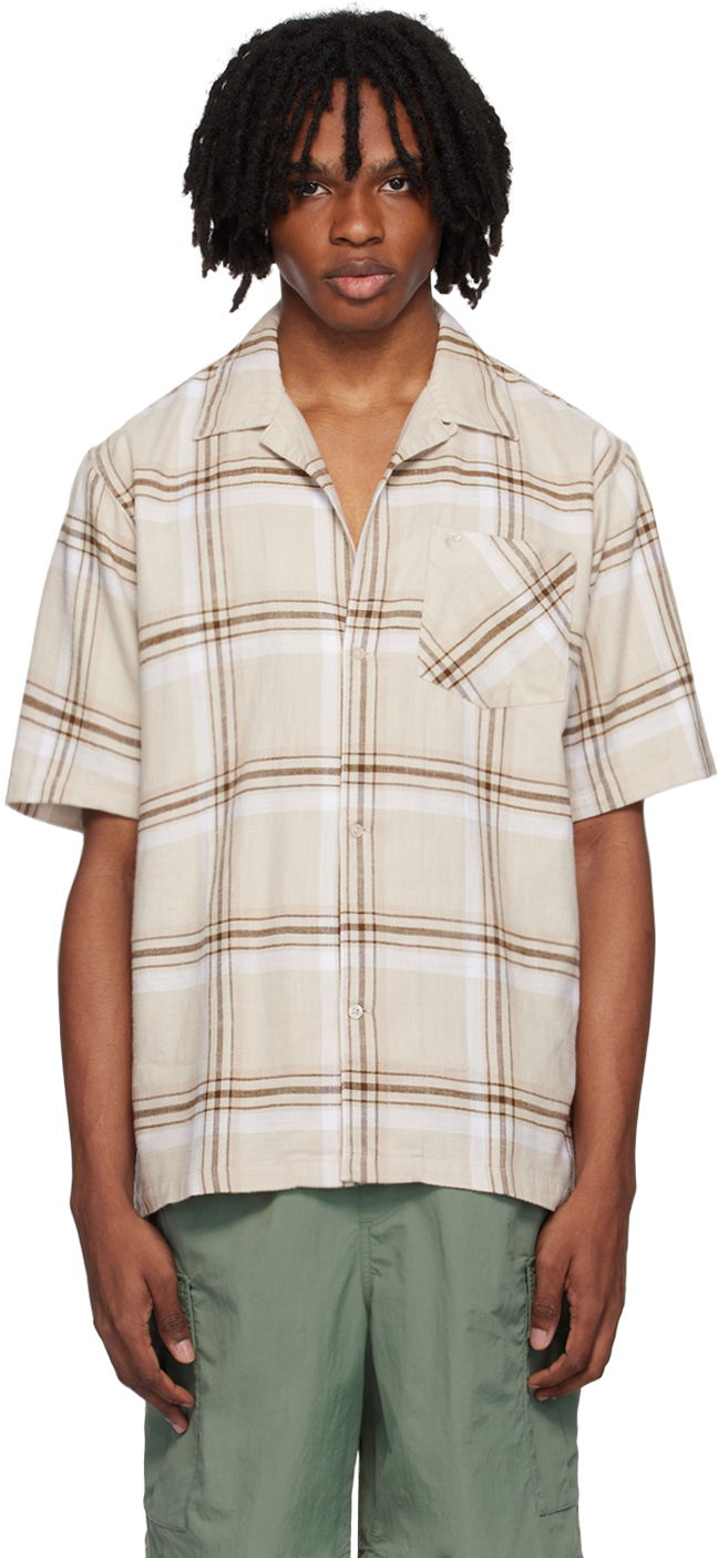 Paita Carhartt WIP Checked Relaxed Shirt Beige | I033031