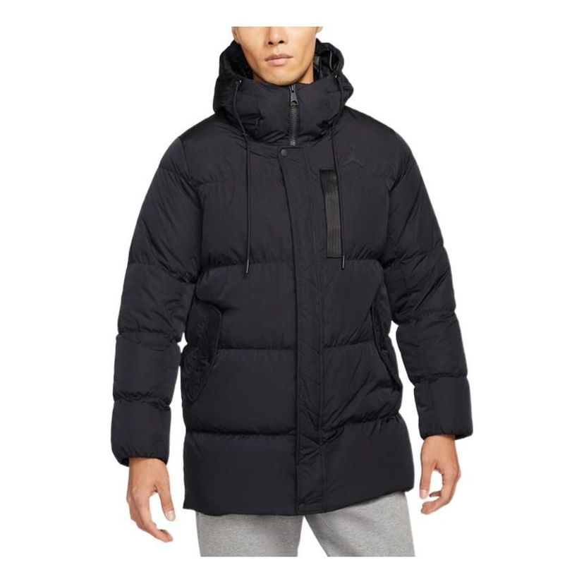 Parka Jordan Zipper Down Jacket Musta | DZ4554-010