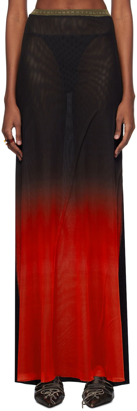 Hame Ottolinger Ottolinger Semi-Sheer Maxi Skirt Punainen | 103202