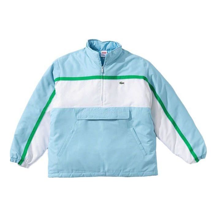 Tuulitakki Supreme Supreme x Lacoste Half Zip Pullover Sininen | SUP-FW19-547