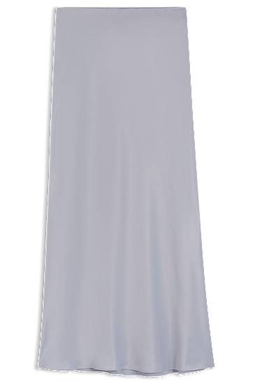 Hame BOSS Satin Maxi Skirt Harmaa | 50541819
