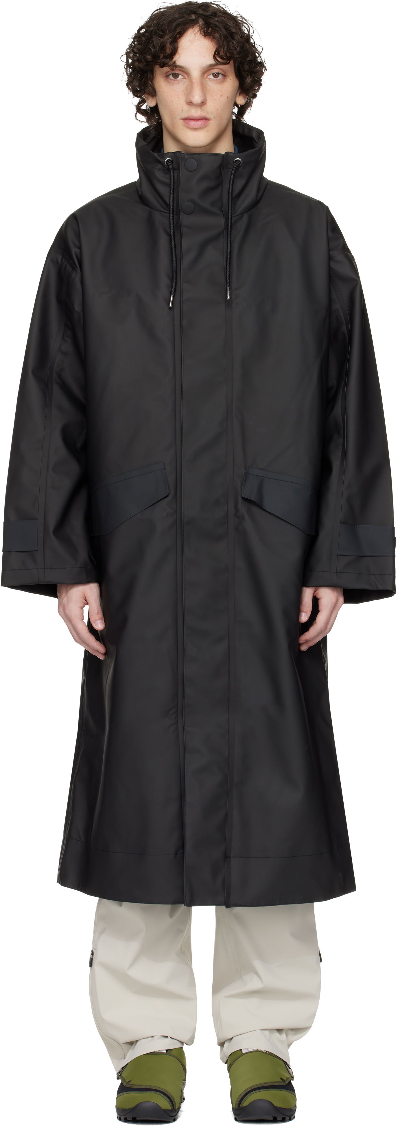 Sadetakki Rains RAINS Vision Long Raincoat Musta | 17190, 0