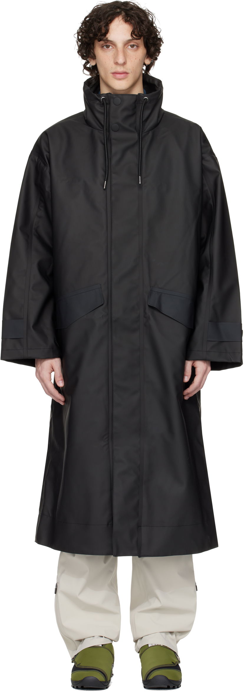 Sadetakki Rains RAINS Vision Long Raincoat Musta | 17190