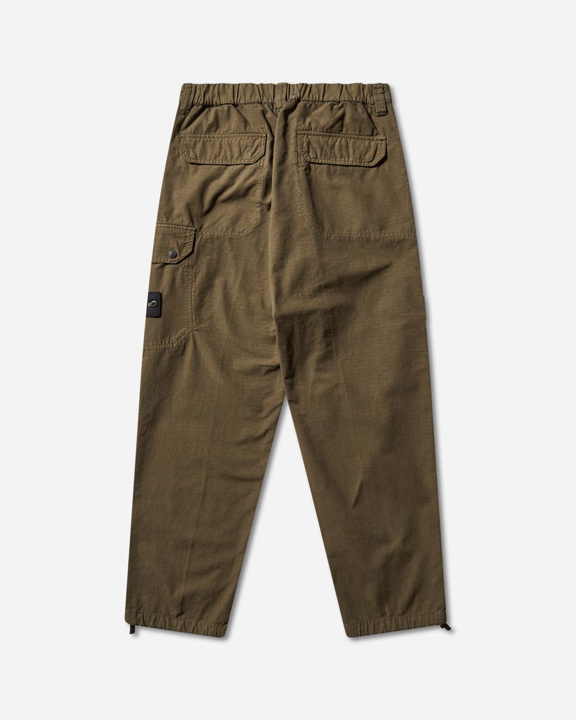 Cargo housut Stone Island Organic Cotton Ripstop Cargo Pants Vihreä | K2S15-3100011-S0211 V0054