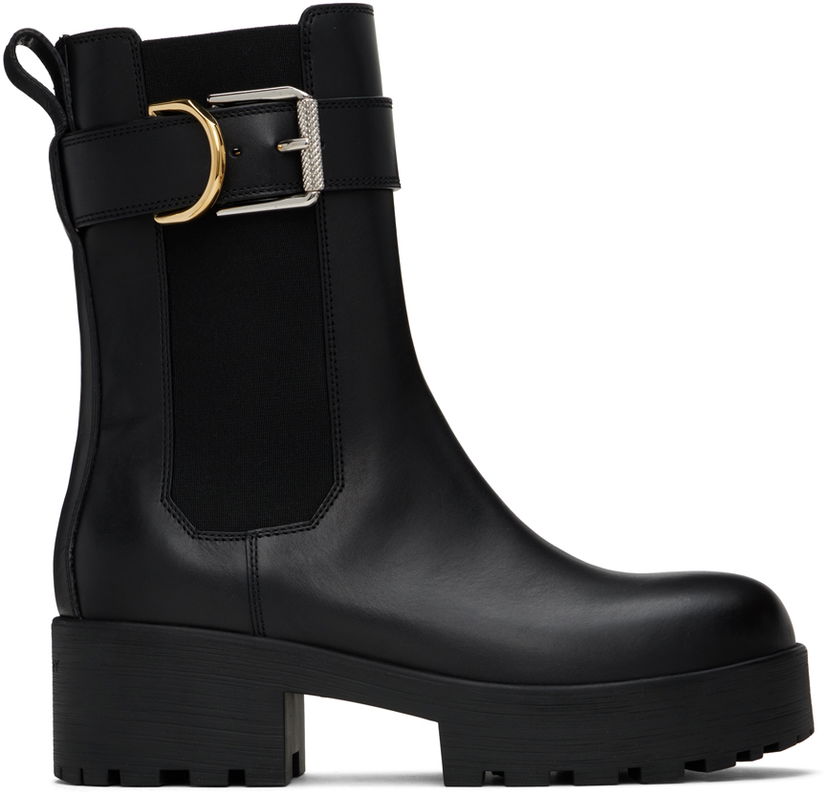 Vaatteet Givenchy Givenchy Voyou Chelsea Boots Musta | BE604UB22S001