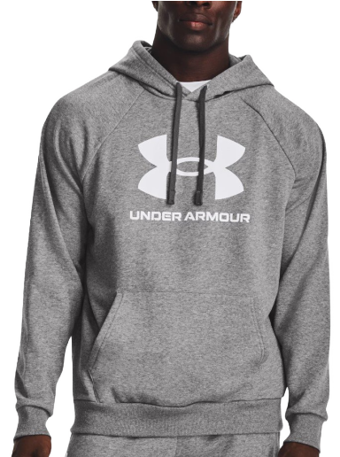 Huppari Under Armour Rival Fleece Harmaa | 1379758-025