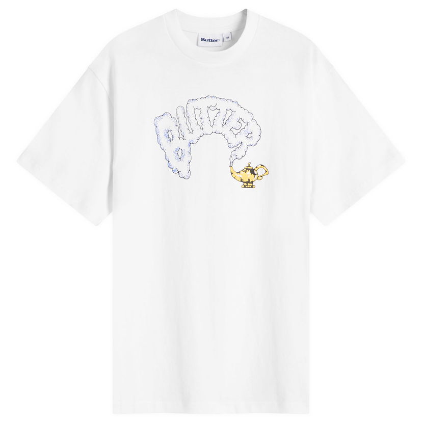 T-paita Butter Goods Men's Lamp Graphic T-Shirt, Large Valkoinen | BG251106-WHT