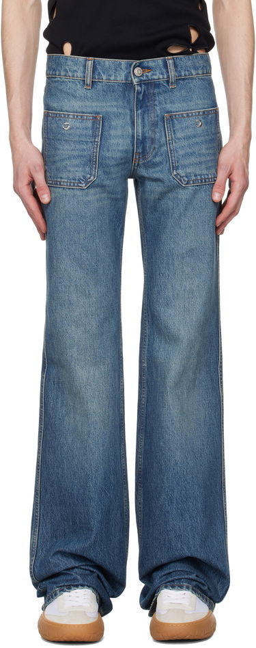 Jeans Coperni Coperni Four Pocket Straight Leg Jeans Sininen | COPP108F2014MEN, 0