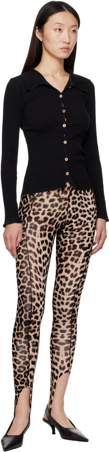 Paita Baserange Baserange Iso Ribbed Knit Top Musta | TTIS-RCR-AU25, 3