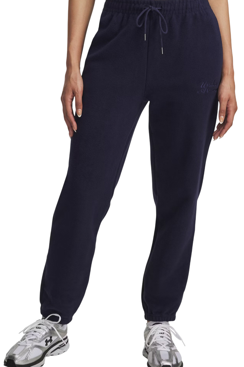 Verryttelyhousut Under Armour Icon Terry Varsity Jogger Tummansininen | 6004858-410