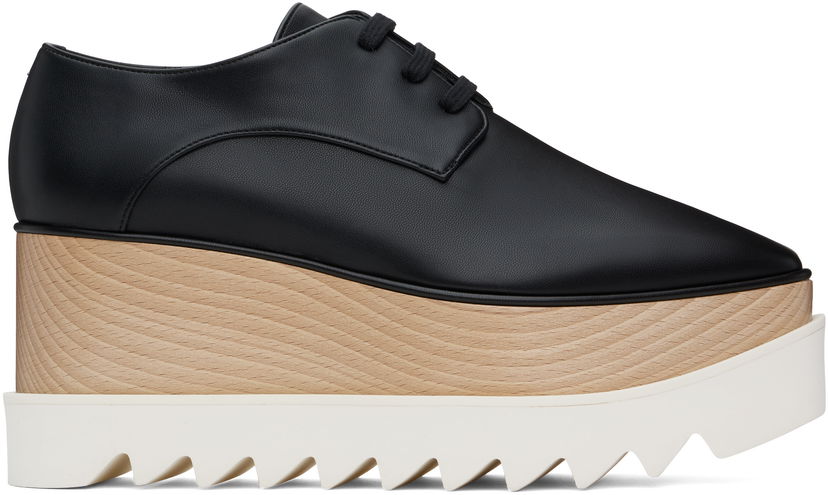 Tennarit ja kengät Stella McCartney Elyse Platform Derbys Musta | 363997W0XH0