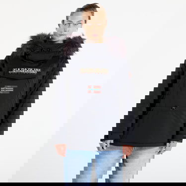 Parka Napapijri Faux Fur Hooded Winter Anorak Skidoo 2.0 XS Musta | NP0A4I5F0411, 0