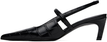 Tennarit ja kengät TOTEME The Sharp Slingback Heels Musta | 243-WAS821-LE0076, 2