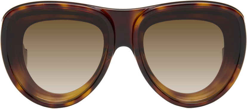 Aurinkolasit Loewe Loewe Aviator Sunglasses Ruskea | LW40170UM6152F 840126861433