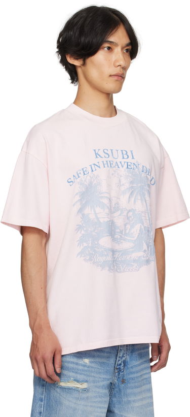 T-paita Ksubi Paradiso Ekcess Graphic T-Shirt Vaaleanpunainen | MPF25TE004, 1
