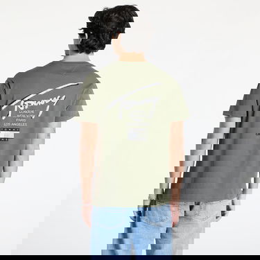 T-paita Tommy Hilfiger Tommy Jeans Regular Signature Tee Vihreä | DM0DM21106 M12, 2