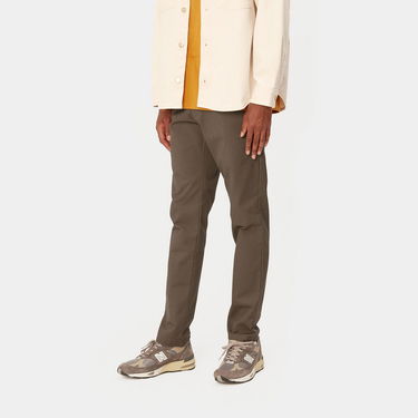 Housut Carhartt WIP Sid Pant "Barista rinsed" Ruskea | I003367_1NI_02, 4