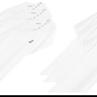 T-paita Moncler Pack of 3 Lightweight Cotton Jersey T-Shirts White Large Valkoinen | 8C000-26-829H8-001, 1