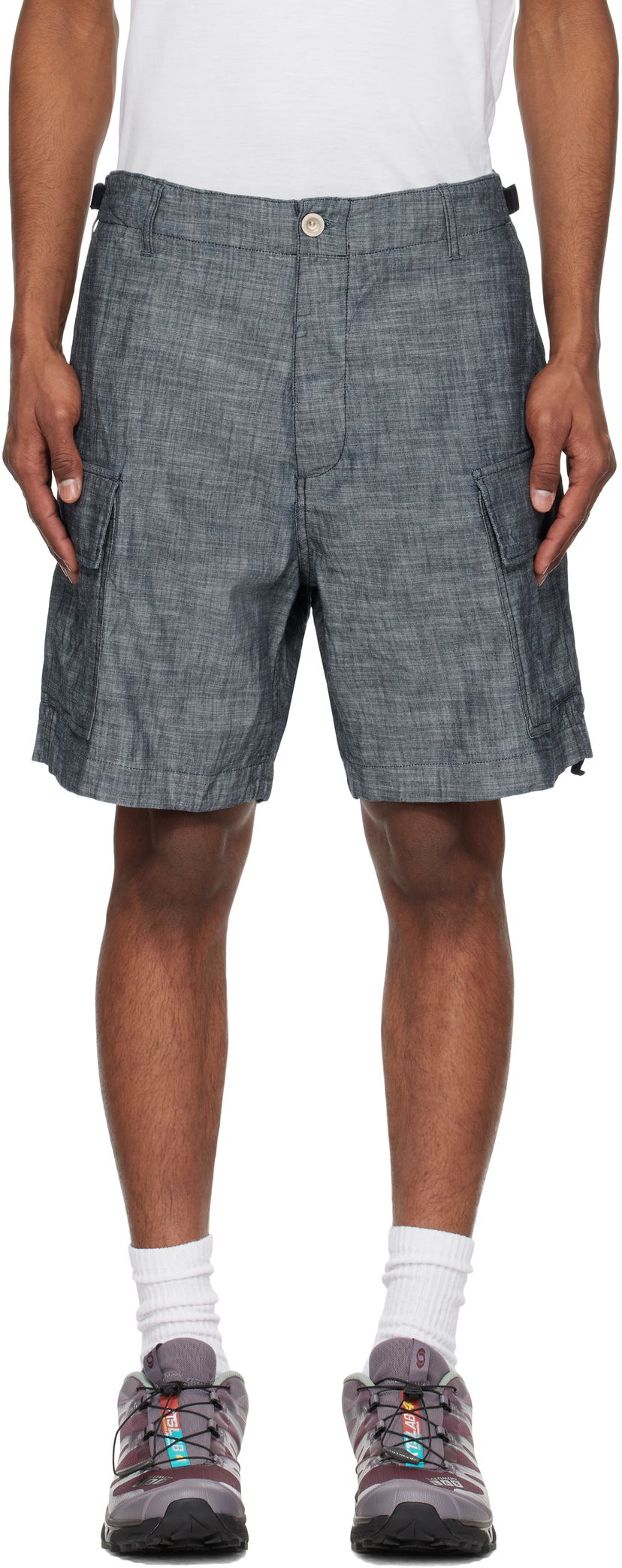 Shortsit C.P. Company C.P. Company Chambray Cargo Shorts Harmaa | 18CMBE149A-110065W