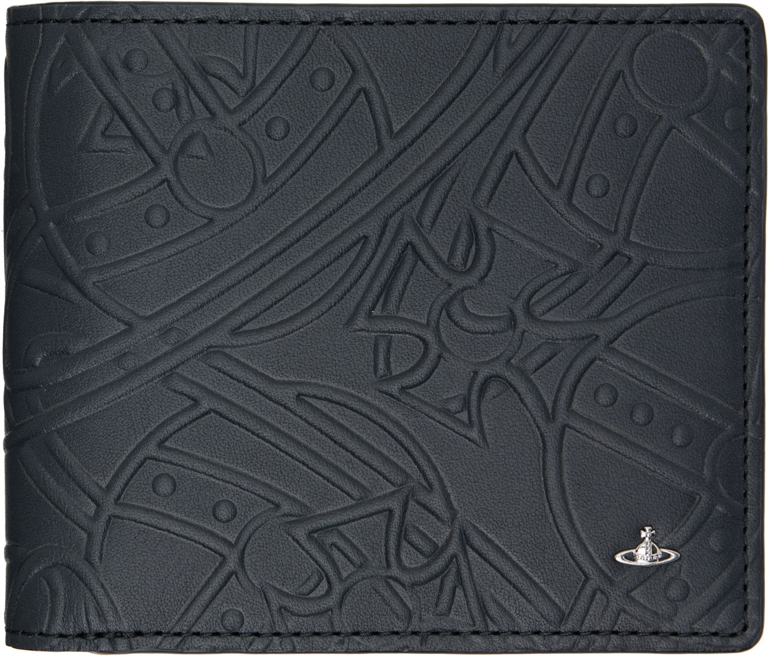 Lompakko Vivienne Westwood Vivienne Westwood Tangled Orb Bifold Wallet Tummansininen | 5107004LM-L00AP-, 0