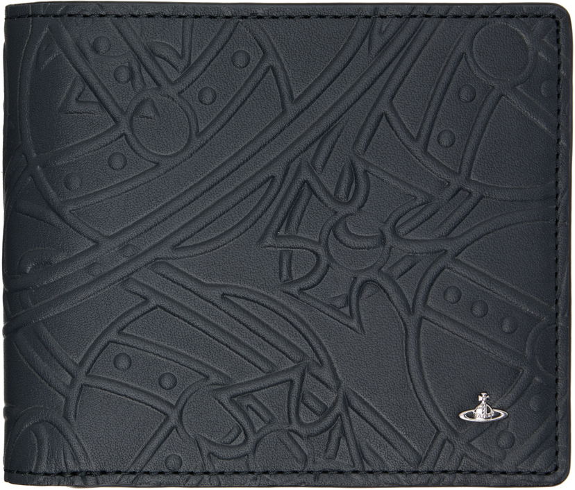 Lompakko Vivienne Westwood Vivienne Westwood Tangled Orb Bifold Wallet Tummansininen | 5107004LM-L00AP-