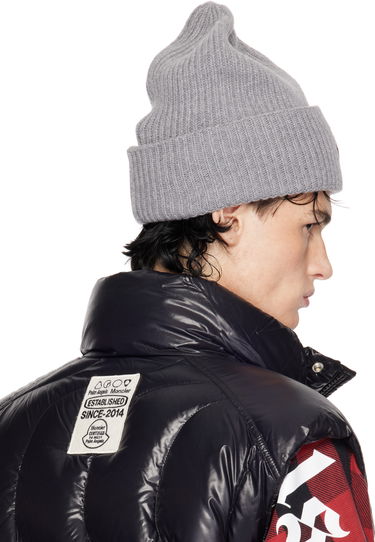 Pipo Moncler Palm Angels x Logo Beanie Burgundia | J209L3B00004M1241, 2