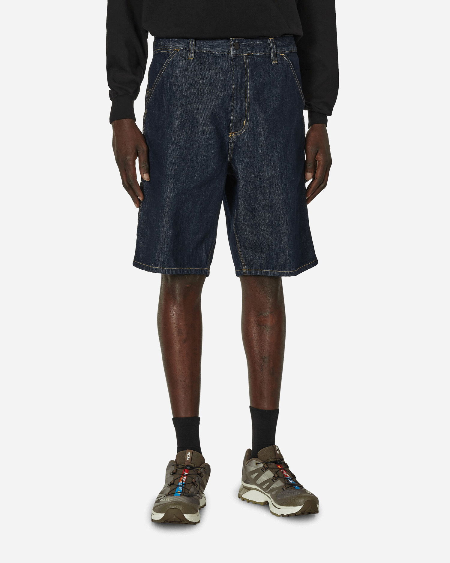 Shortsit Carhartt WIP Single Knee Short Blue Sininen | I032026 0102, 0